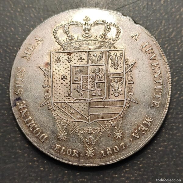 IMPERIO ESPAÑOL TOSCANA CARLO LUDOVICO CARLOS LUIS BORBON INFANTE DE ESPAÑA DENA 1807