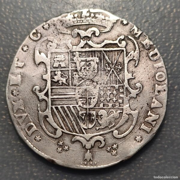 IMPERIO ESPAÑOL MILAN FELIPE IV FILIPPO 1657 27,50g
