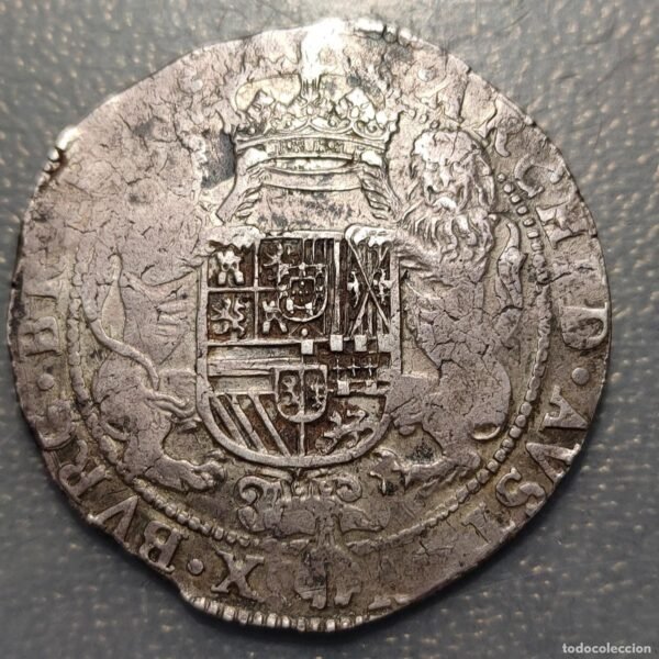 IMPERIO ESPAÑOL BRUSELAS CARLOS II DUCATON 1684 MUY RARA 32,71g