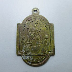 MEDALLA RELIGIOSA POMPEIA SS. VIRGEN DEL ROSARIO / TRANSITO DE SAN JOSE