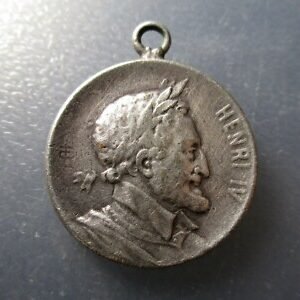 MEDALLA SIGLO XX - FRANCIA HENRI IV BOURBON - ENRIQUE IV DE BORBON / CORONA