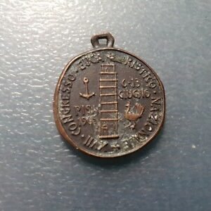 MEDALLA RELIGIOSA CONGRESO EUCARISTICO PISA 1965 29x25 mm