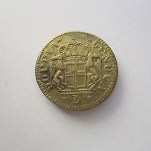 PONDERAL - COIN WEIGHT GENOVA - "DOPPIA GENOVA" - 12,58 g