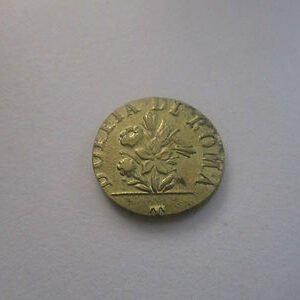 PONDERAL COIN WEIGHT VATICANO - PAPALES PONTIFICIO "DOPPIA DI ROMA" DOBLA 2,73 g