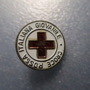 MEDALLA RELIGIOSA BROCHE CRUZ ROJA JUVENIL ITALIA