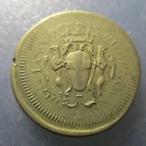 PONDERAL COIN WEIGHT ITALIA GENOVA GENOA "DOPPIA NUOVA" 12,56 g