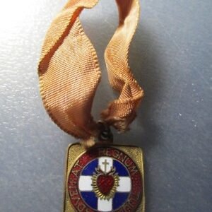 MEDALLA RELIGIOSA "ADVENAT REGNUM TUUM" - ESMALTES