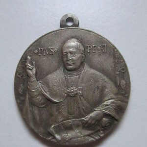 MEDALLA RELIGIOSA PAPA PIO XI JUBILEO 1925 ROMA