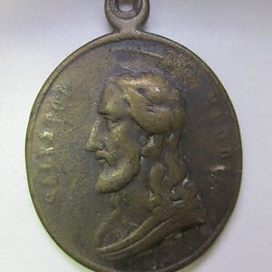 MEDALLA RELIGIOSA CRISTO "SALVATOR MUNDI" / MARIA "MATER DIVINAE GRATIAE"