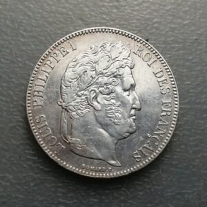 FRANCIA FRANCE LUIS FELIPE I LOUIS PHILIPPE 5 FRANCOS 5 FRANCS 1839 A MBC+/EBC-