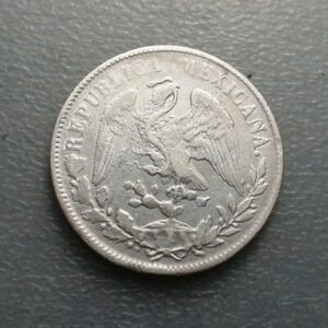 MEXICO GUADALAJARA 1 PESO 1898 RS BC+/MBC-