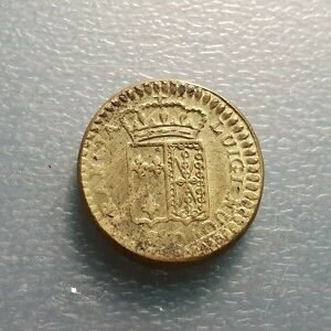 FRANCIA NAVARRA PONDERAL COIN WEIGHT 1 LUIS DE ORO FRANCES 15,28 g