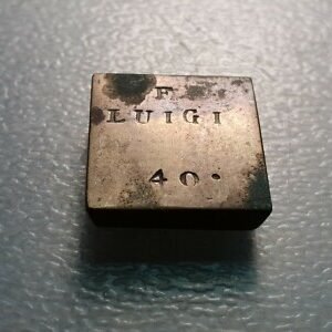 FRANCIA PONDERAL COIN WEIGHT LUIS DE ORO 14,23 g