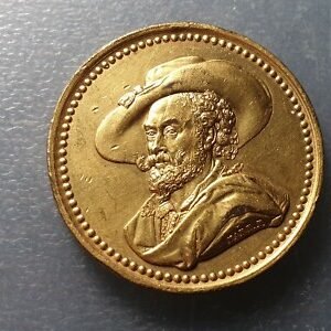 MONUMENTO A PETER PAUL RUBENS PINTOR MEDALLA BELGICA AMBERES 45 mm