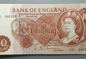 GRAN BRETAÑA GREAT BRITAIN INGLATERRA 10 SHILLINGS (1960-70) P-373b SC-