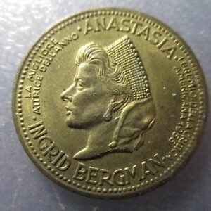 PELICULA ANASTACIA - INGRID BERGMAN - 20TH CENTURY FOX FICHA PUBLICITARIA 1956