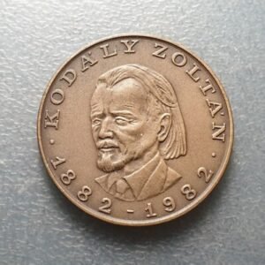 HUNGRIA HUNGARY MEDALLA 1982 KOLDALY ZOLTAN MUSICO 42 mm