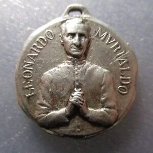 MEDALLA RELIGIOSA LEONARDO MURIALDO FUNDADOR PIA SOCIEDAD S JOSE TURIN - TORINO