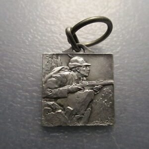 PRIMERA GUERRA MUNDIAL WWI MEDALLA ITALIA 1915-16 ALPINI TROPAS ALPINAS PR PLATA
