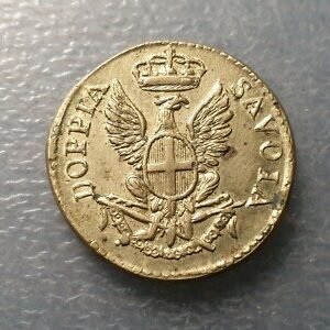 ITALIA SAVOIA SABOYA PONDERAL COIN WEIGHT MONETARY WEIGHT "DOPPIA SAVOIA" 9,13 g
