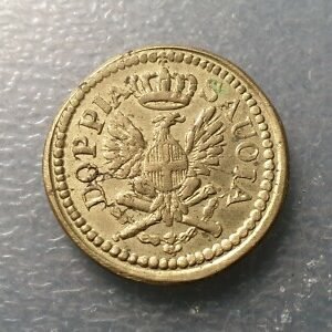 ITALIA SAVOIA SABOYA PONDERAL COIN WEIGHT MONETARY WEIGHT "DOPPIA SAVOIA" 9,13 g
