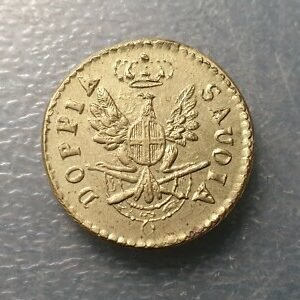 ITALIA SAVOIA SABOYA PONDERAL COIN WEIGHT MONETARY WEIGHT "DOPPIA SAVOIA" 9,12 g
