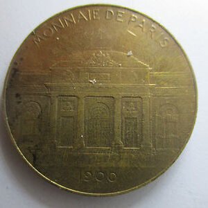FRANCIA CASA DE LA MONEDA DE PARIS MEDALLA 1900