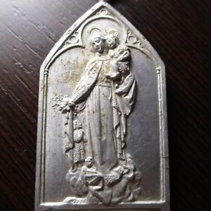 MEDALLA RELIGIOSA GRANDE VIRGEN DE LOS DESAMPARADOS RAHAL ALHAMA DE MURCIA