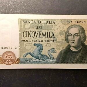 ITALIA ITALY 500 LIRE 500 LIRAS 11/04/1973 P-102b COLON 3 CARABELAS EBC/EBC+