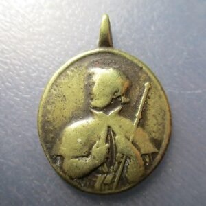 MEDALLA RELIGIOSA ANTIGUA SAN FRANCISCO JAVIER - XAVIER / S. ANTONIO DE PADUA?