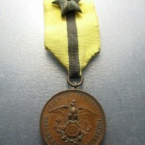 ITALIA MEDALLA VITTORIO EMANUELE III EJERCITO COMPET TIRO AL BLANCO SUBOFICIALES