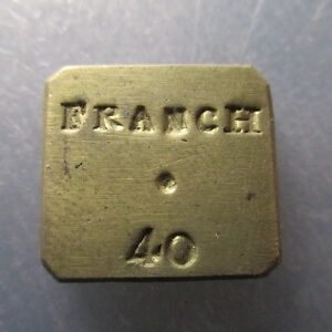 FRANCIA PONDERAL COIN WEIGHT 40 FRANCS - 40 FRANCOS 12,87 g