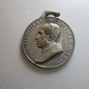 MEDALLA RELIGIOSA PAPA PIO XII / JUBILEO 1950 - PUERTA SANTA