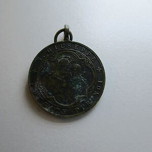 MEDALLA RELIGIOSA 8 DICIEMBRE 1854 SAN JOSE / MARIA INMACULADA