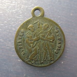 MEDALLA RELIGIOSA SAN PEDRO Y PABLO / MARIA CONCEPCION