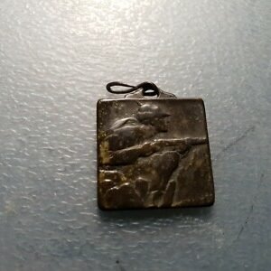 ITALIA I GUERRA MUNDIAL WWI MEDALLA ALPINI CRESTA MONTICELLI 1918 24x20 mm