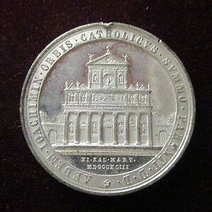 MEDALLA RELIGIOSA PAPA LEON XIII 1823 SAN JOAQUIN (GIOACCHINO) ROMA NO ANILLA
