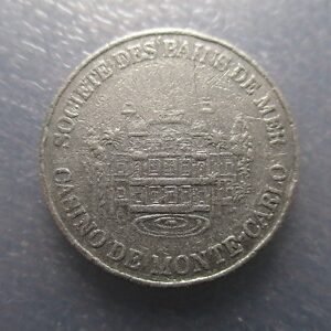 MONACO CASINO DE MONTECARLO FICHA DE 10 FRANCOS - 10 FRANCS