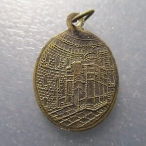MEDALLA RELIGIOSA JERUSALEN IGLESIA DEL SANTO SEPULCRO 27x19 mm
