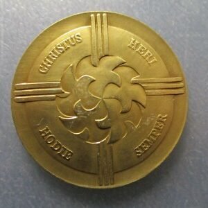 MEDALLA RELIGIOSA VATICANO JUAN PABLO II ANUAL OFICIAL AÑO XXII 2000 BRONCE