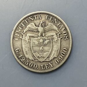 COLOMBIA 50 CENTAVOS 1916 MBC