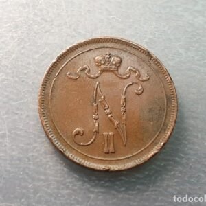 FINLANDIA OCUPACION RUSIA 10 PENNIA 1916