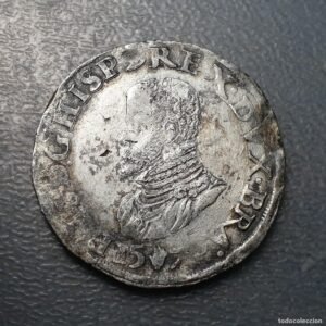 PAISES BAJOS ESPAÑOLES AMBERES FELIPE II FILIPSDAALDER - ECU 1572
