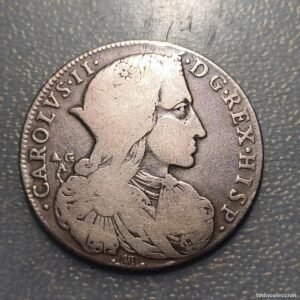 IMPERIO ESPAÑOL NAPOLES CARLOS II DUCADO 1689 24,45g