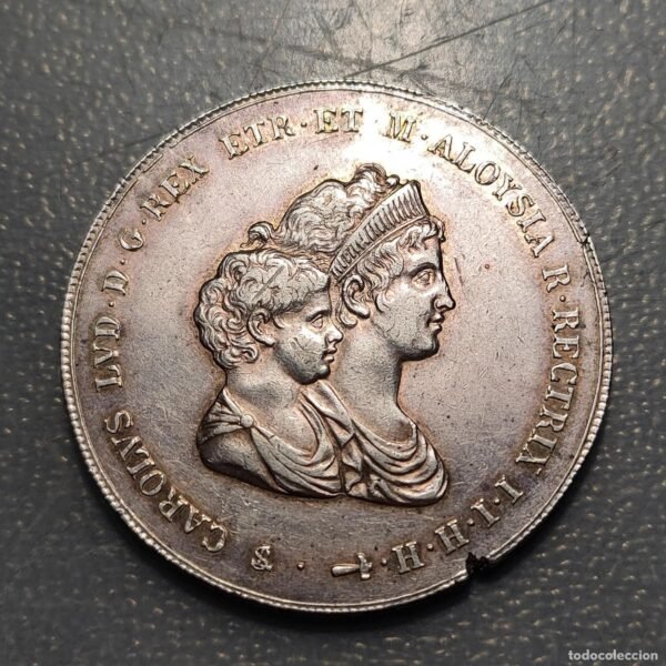 IMPERIO ESPAÑOL TOSCANA CARLO LUDOVICO CARLOS LUIS BORBON INFANTE DE ESPAÑA DENA 1807