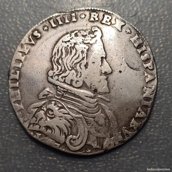 IMPERIO ESPAÑOL MILAN FELIPE IV FILIPPO 1657 27,50g