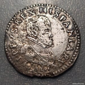 IMPERIO ESPAÑOL MILAN FELIPE IV ESCUDO SIN FECHA