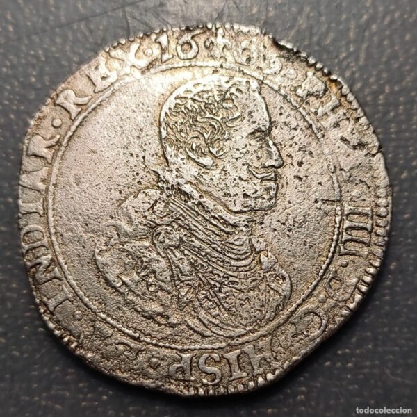 IMPERIO ESPAÑOL BRUJAS FELIPE IV DUCATON 1665