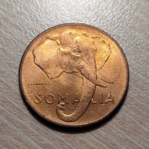 SOMALIA ADMINISTRACION ITALIANA 5 CENTESIMI 1950 SC UNC