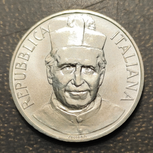 ITALIA REPUBLICA 500 LIRE 500 LIRAS 1988 DON BOSCO SC UNC